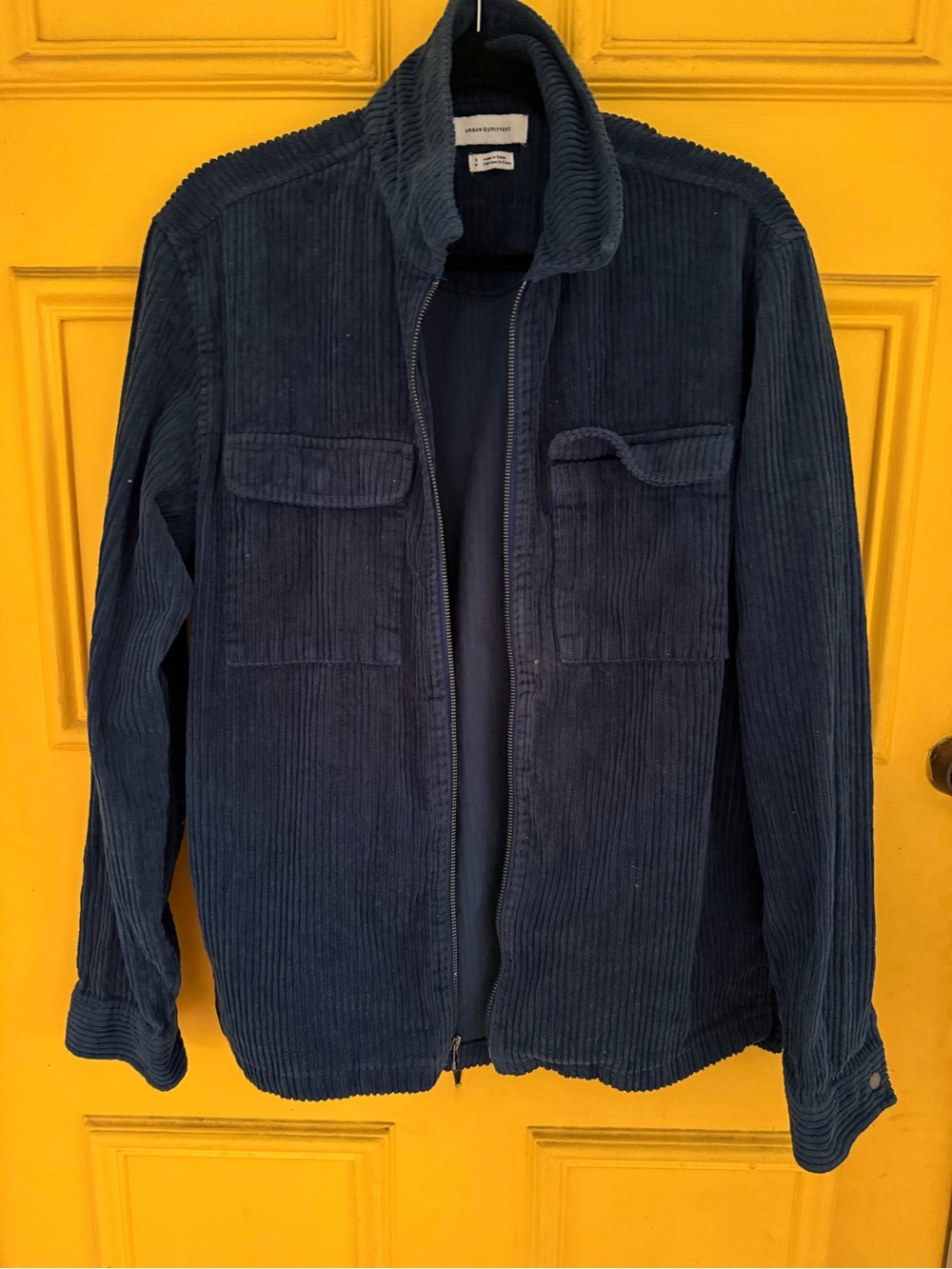 Urban Outfitters Navy Corduroy Shirt Jacket